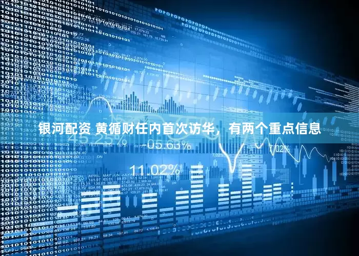 银河配资 黄循财任内首次访华，有两个重点信息