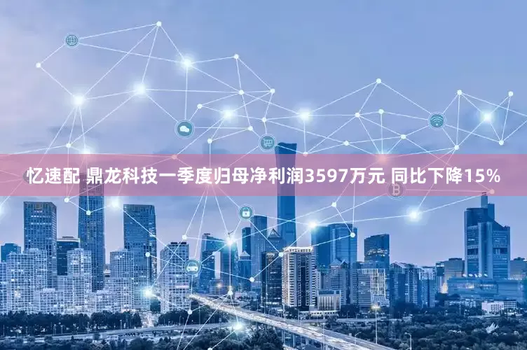 忆速配 鼎龙科技一季度归母净利润3597万元 同比下降15%